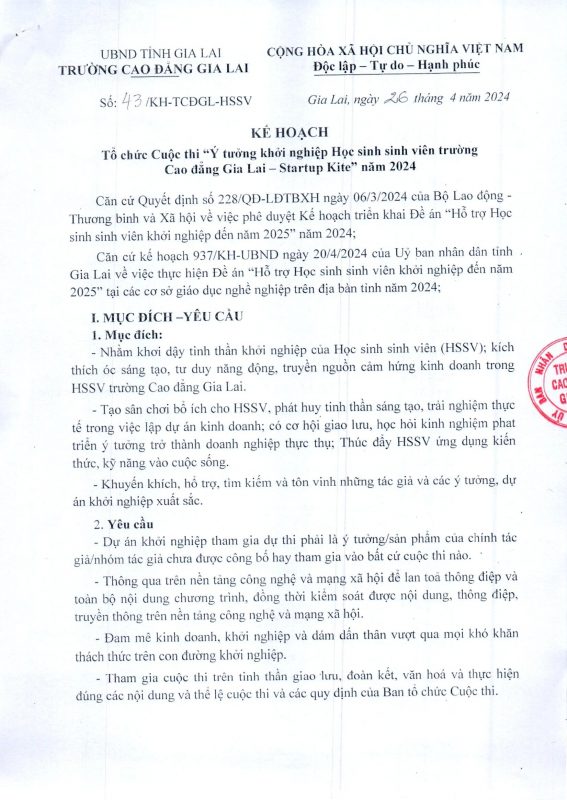 Trường Cao Đẳng Gia Lai